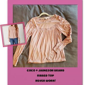 Long Sleeve Ribbed Top